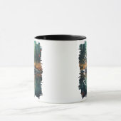 Chipmunk op Rock Forest Reflectie Mok (Midden)