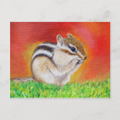 Chipmunk Painting Briefkaart (Voorkant)
