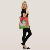 Chipmunk Painting Tote Bag (Op model)