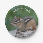Chipmunk Papieren Bordje (Voorkant)