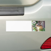 Chipmunk photo (20-4) bumpersticker (Op auto)
