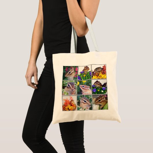 Chipmunk photo (29) tote bag (Voorkant (product))