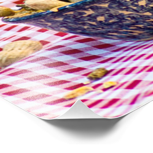 Chipmunk Picnic Foto Afdruk (Hoek)