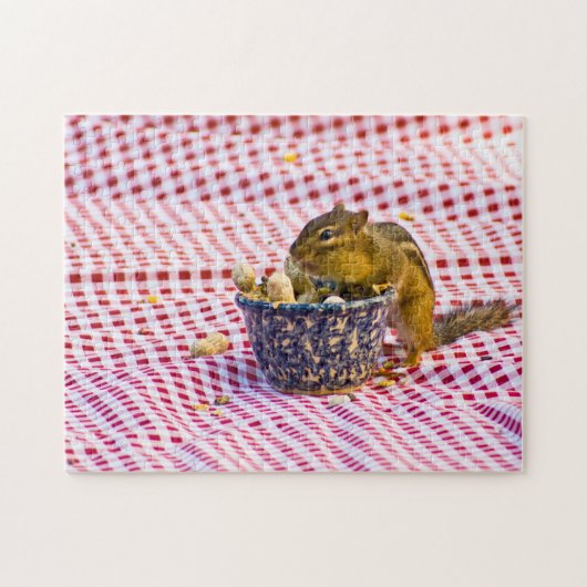 Chipmunk Picnic Legpuzzel (Horizontaal)