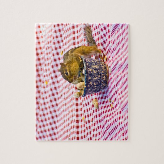 Chipmunk Picnic Legpuzzel (Verticaal)