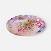 Chipmunk Plum Fairy Papieren Bordje (Gekanteld)