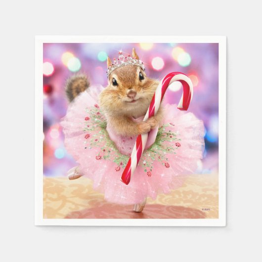 Chipmunk Plum Fairy Servet (Voorkant)