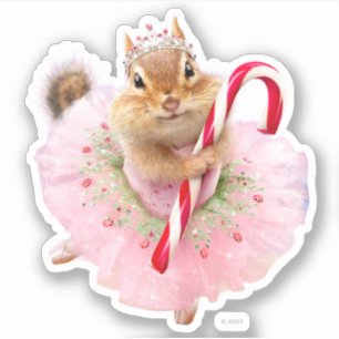 Chipmunk Plum Fairy Sticker