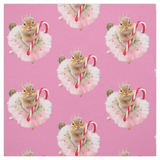 Chipmunk Plum Fairy Stof (Swatch)