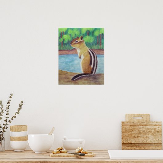 Chipmunk Poster (Keuken)