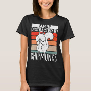 Chipmunk Retro  gemakkelijk verstoord door Chipmu T-shirt