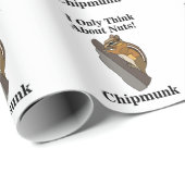 Chipmunk Rodent Funny Cadeaupapier (Rol Hoek)