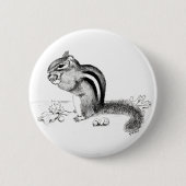 Chipmunk Ronde Button 5,7 Cm (Voorkant)