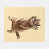 Chipmunk schattig knaagdier hippie fleece deken (Voorkant (Horizontaal))