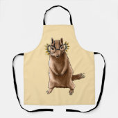 Chipmunk schattig knaagdier hippie schort (Voorkant)