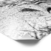 Chipmunk Sketch Foto Afdruk (Hoek)