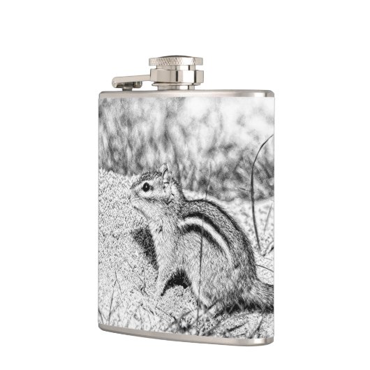 Chipmunk Sketch Heupfles (Links)