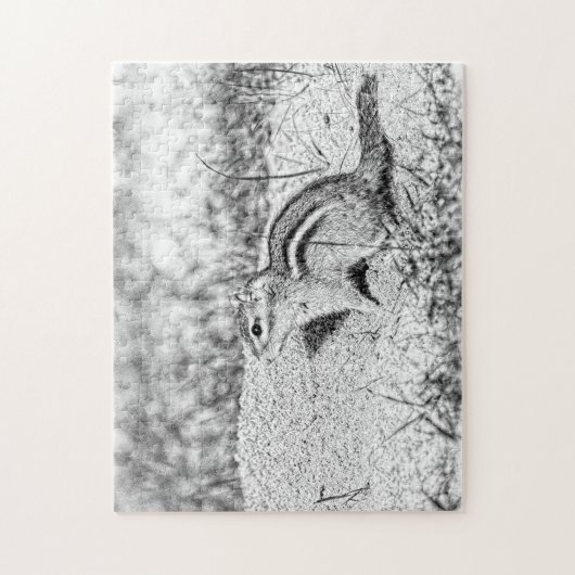 Chipmunk Sketch Legpuzzel (Verticaal)