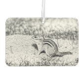 Chipmunk Sketch Luchtverfrisser (Achterkant)