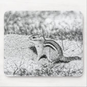 Chipmunk Sketch Muismat (Voorkant)