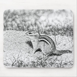 Chipmunk Sketch Muismat