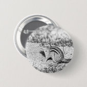 Chipmunk Sketch Ronde Button 5,7 Cm (Voorkant /achterkant)