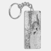Chipmunk Sketch Sleutelhanger (Voorkant Links)