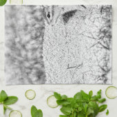 Chipmunk Sketch Theedoek (Gevouwen)