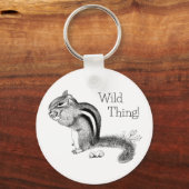 Chipmunk Sleutelhanger (Achterkant)