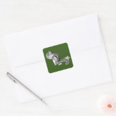 Chipmunk Square Sticker (Envelop)