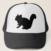 Chipmunk , Squirrel , illustration , (Black) Trucker Pet (Voorkant)