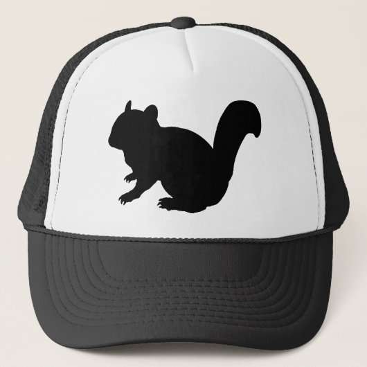 Chipmunk , Squirrel , illustration , (Black) Trucker Pet (Voorkant)