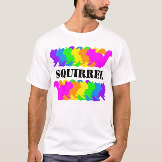 Chipmunk , squirrel , illustration (Colorful) T-shirt (Voorkant)