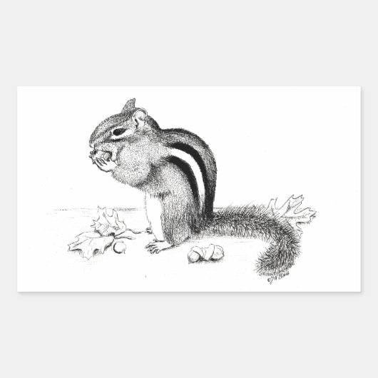 Chipmunk Sticker (Voorkant)