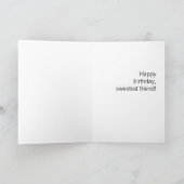 Chipmunk Tea Party / Verjaardag Wenskaart Kaart (Binnen)