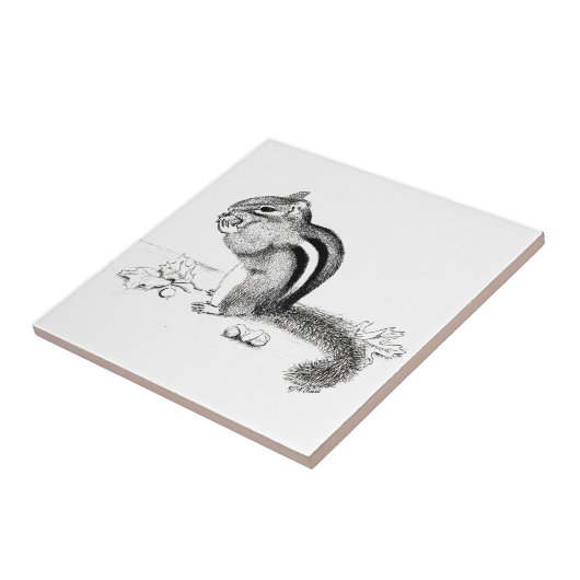 Chipmunk Tegeltje (Zijkant)
