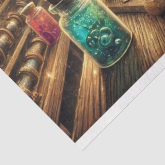 Chipmunk Uitvinder Steampunk Wonderland Decoupage Tissuepapier (Detail)