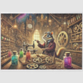 Chipmunk Uitvinder Steampunk Wonderland Decoupage Tissuepapier (Voorkant)