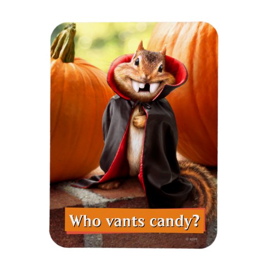 Chipmunk Vampire Magneet (Verticaal)