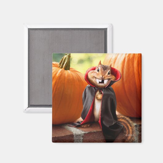 Chipmunk Vampire Magneet (Voorkant / Achterkant)