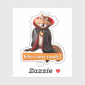 Chipmunk Vampire Sticker (Vel)
