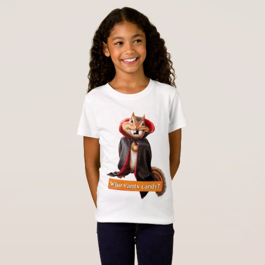 Chipmunk Vampire T-shirt (Voorkant volledig)