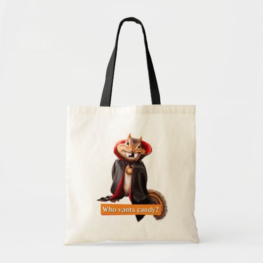 Chipmunk Vampire Tote Bag (Voorkant)