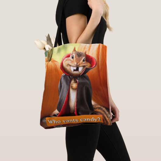Chipmunk Vampire Tote Bag (Dichtbij)
