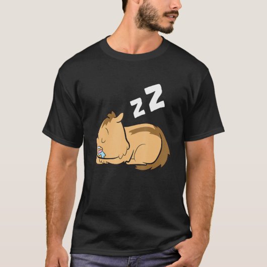 Chipmunk Vermoeide Chipmunk Pyjama Chipmunk T-shirt (Voorkant)