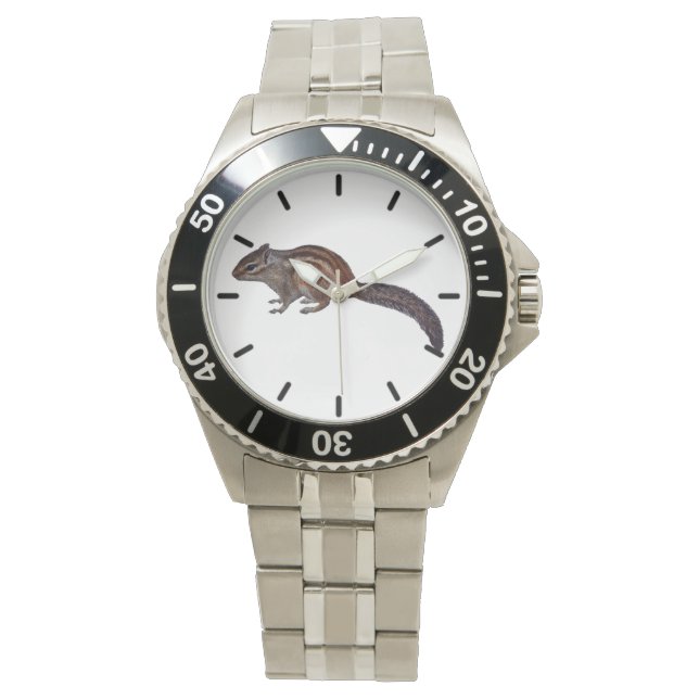 Chipmunk Watch (Kies kleur) Horloge (Voorkant)