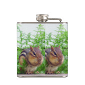 Chipmunk wilde dieren heupfles (Achterkant)