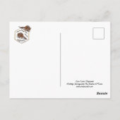 Chipmunk, wilde dieren, wilde briefkaarten (Achterkant)