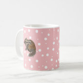 Chipmunk Wilderness Kerstschilderij Koffiemok (Voorkant links)