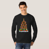 Chipmunk  Xmas Holiday  Chipmunk Christmas Tree T-shirt (Voorkant volledig)
